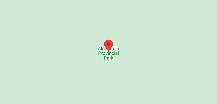 map of ALGONQUIN PARK LEASE CANOE LAKE APL 1061